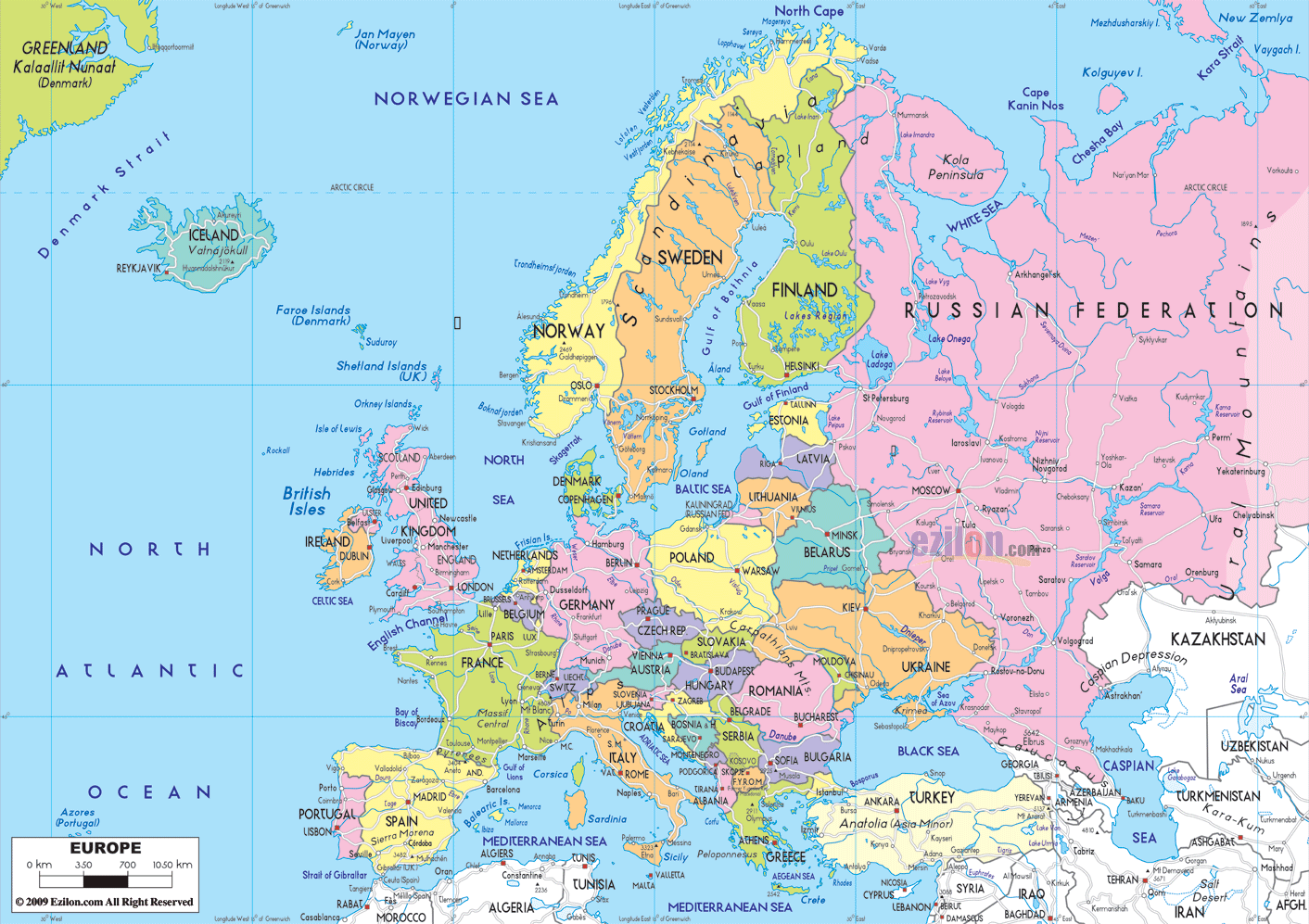 political-map-of-europe