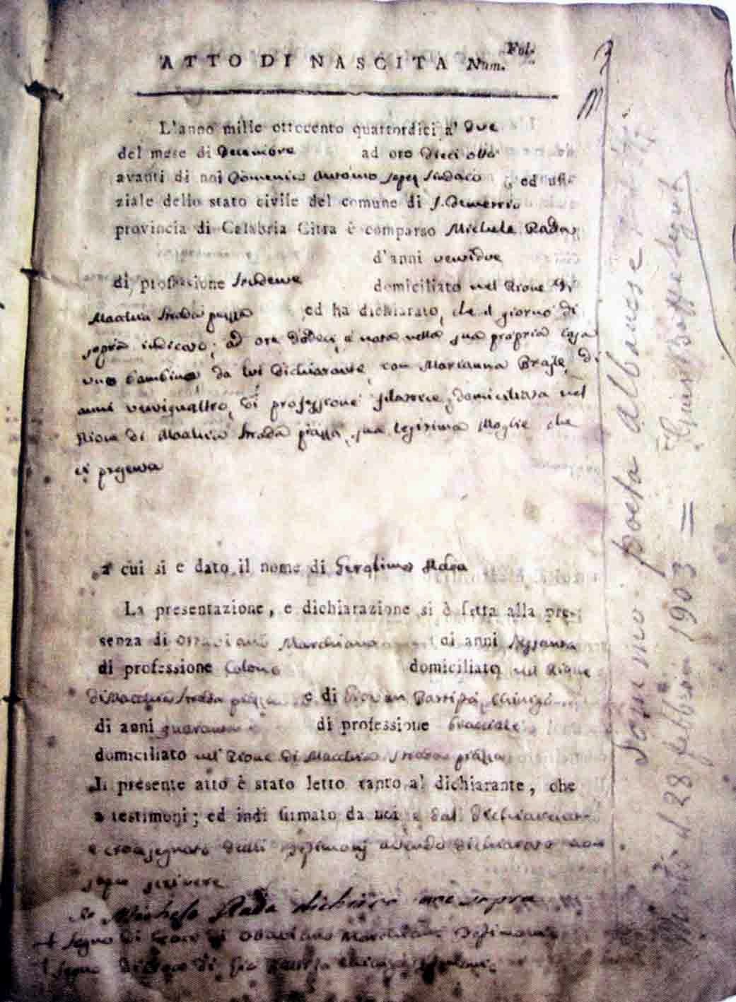 Tekst te Jeronim De Rades te korigjuar me doren e tij