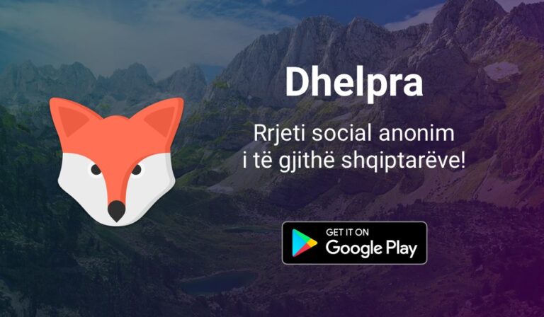 Dhelpra, rrjeti i parë social anonim shqiptar