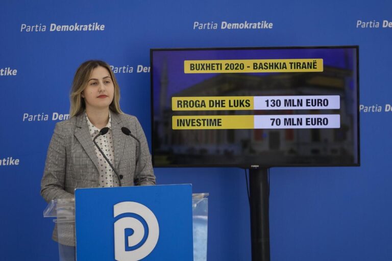 “130 mln euro për rroga dhe luks”, PD: Buxheti “Tirana 2020” nuk përmirëson jetën në kryeqytet