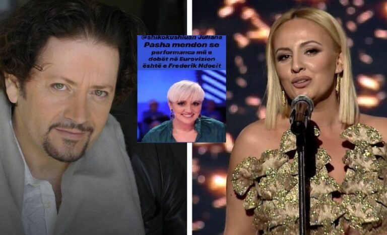 Juliana Pasha e quan interpretuesin më të dobët në Eurovision, i kthehet Frederik Ndoci