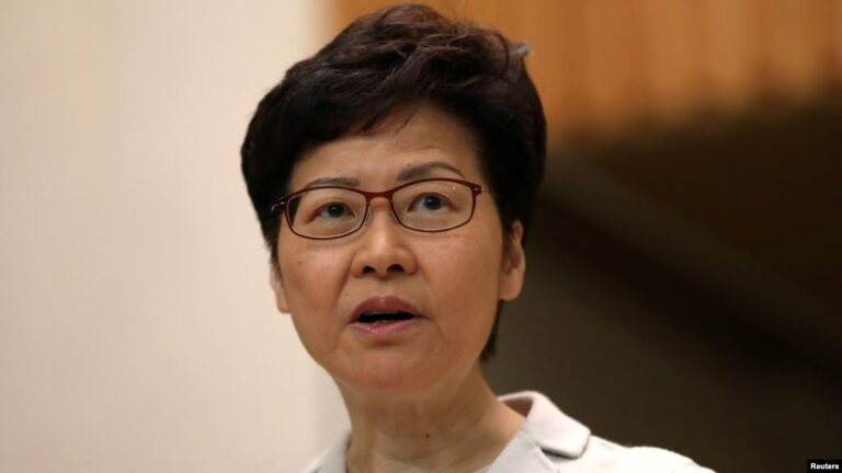 Shefja ekzekutive e Hong Kongut kritikon ligjin amerikan