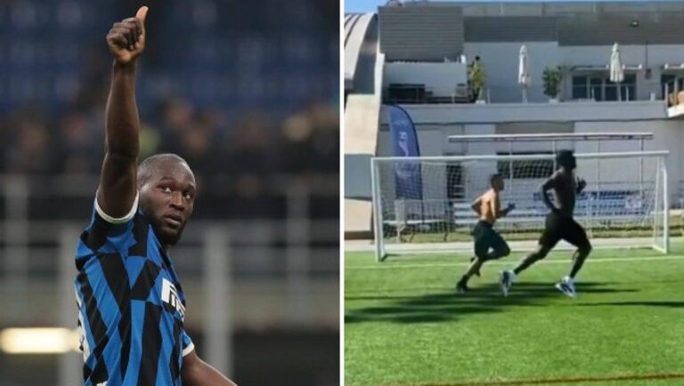 Lukaku nuk ndalet as për festa, stërvitet dhe vrapon edhe në Dubai (VIDEO)