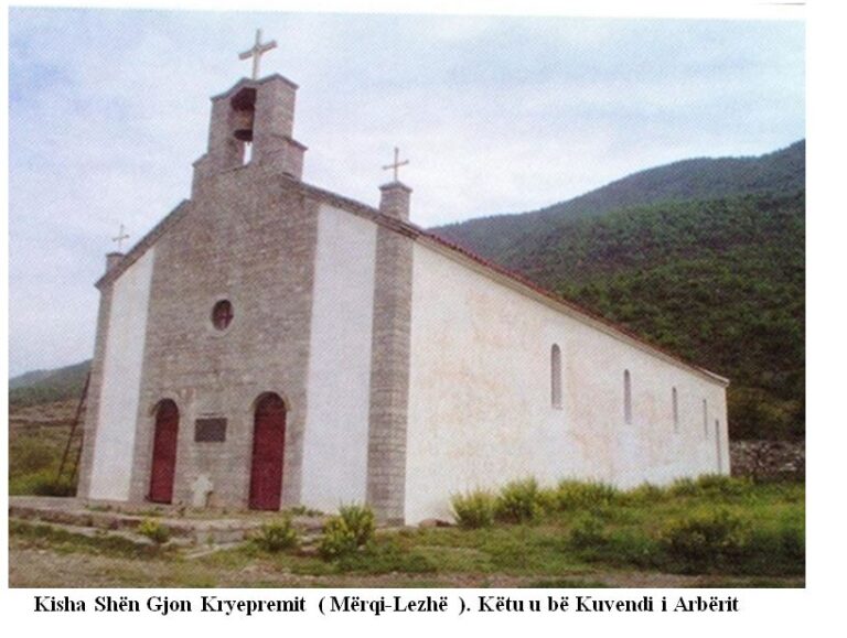 Kuvendi i Arbrit, në Mërqi të Lezhës, më 14-15 janar 1703 i dha udhë emrit të shqiptarëve