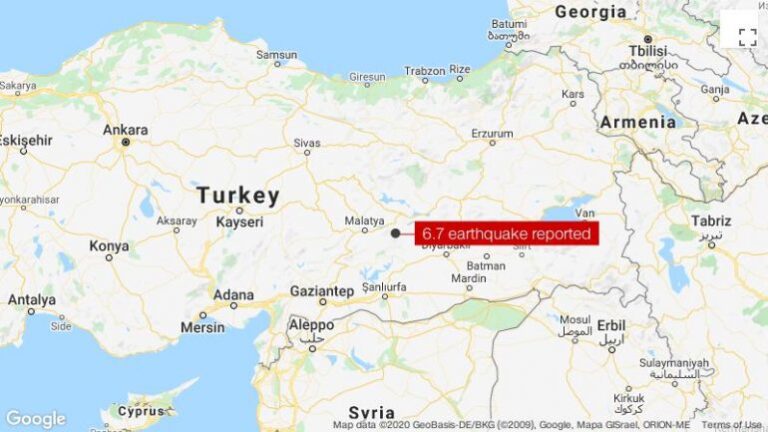 Tërmeti i fuqishëm në Turqi, Presidenca turke: Zoti qoftë me kombin tonë