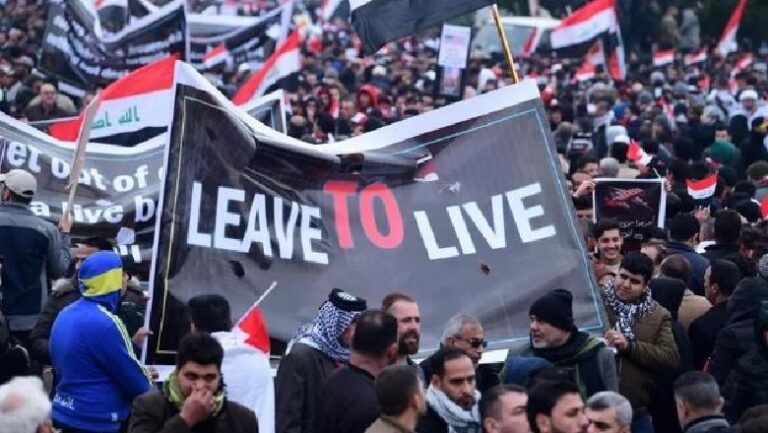 “Amerika ik”, 600 mijë protestues mbushin rrugët e Bagdadit