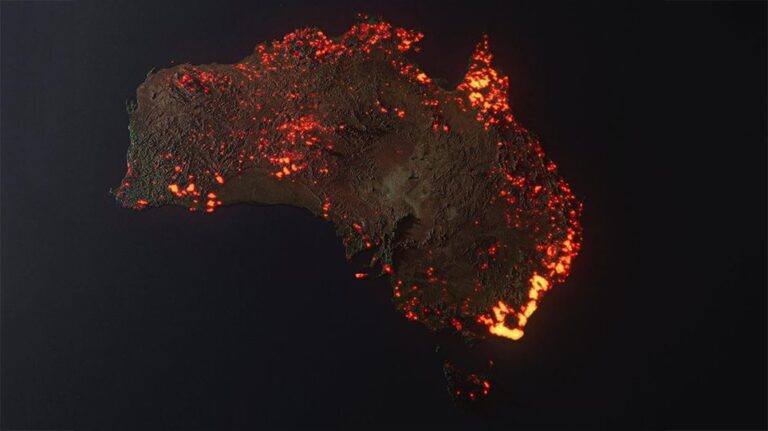 Flakët e ferrit në Australi, pamjet e frikshme nga zjarret