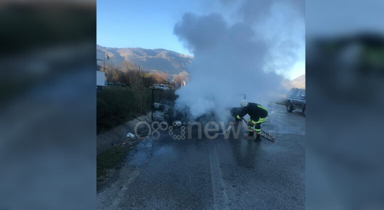 Digjet makina në aksin Gjirokastër-Tepelenë