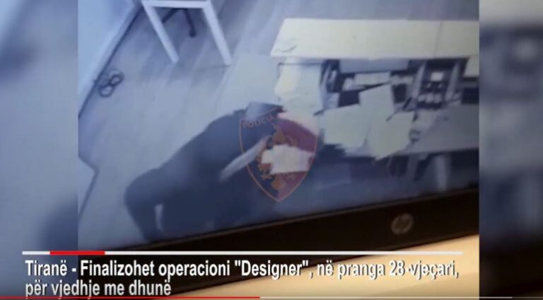 Ja si u grabit filiali i kredive në Tiranë (Video)
