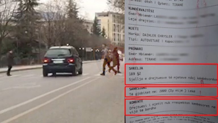 “Kur një i çmendur nuk e pret dot semaforin e kuq” (VIDEO)