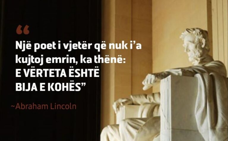 Rama citon Abraham Linkolnin: E vërteta është bija e kohës