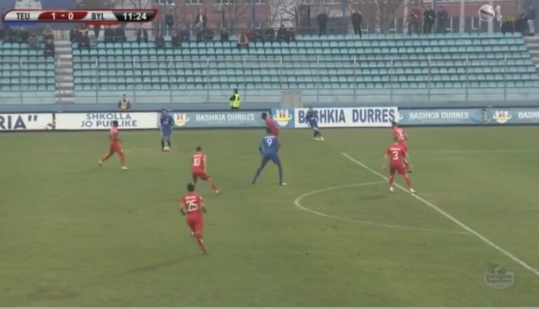 Teuta në avantazh, Lorenc Vila shënon super gol në portën e Hidit (VIDEO)
