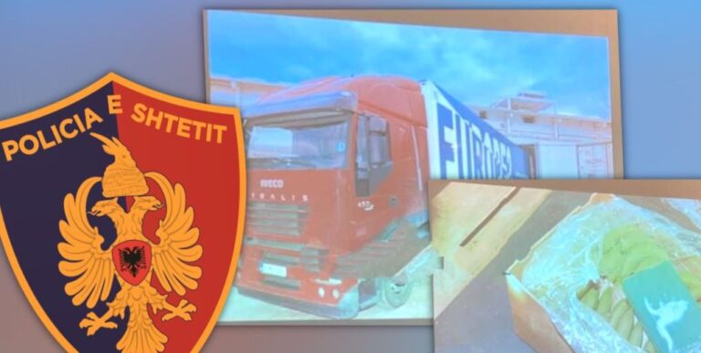 Kamioni me 1.3 ton kokainë kaloi në Shqipëri, reagon Policia e Shtetit