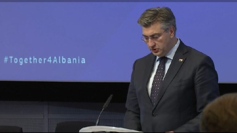 Konferenca e Donatorëve, kryeministri i Kroacisë: 1 mln euro Shqipërisë