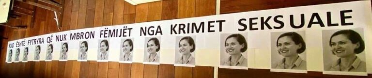 Protestë/Besa Shahini, fajtore për krimet seksuale ndaj fëmijëve në shkolla