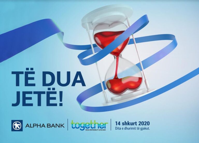 Stafi i Alpha Bank Albania dhuron gjak nën moton ‘’Të dua jetë!’’