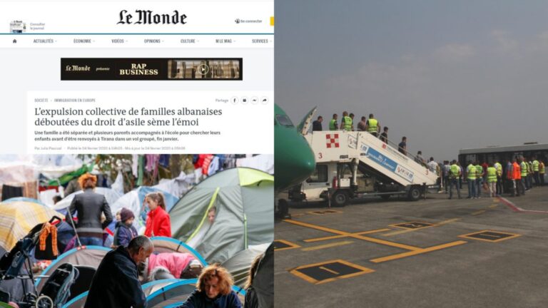 VIDEOLAJM/Jo azil në Francë. ”Le Monde”: Dëbimi kolektiv i familjeve shqiptare krijon trazira