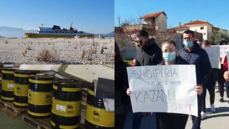 VIDEOLAJM/Qytetarët: Vlora jo kosh kimik. Prokuroria: Mbetjet jo me përmbajtje radioaktive