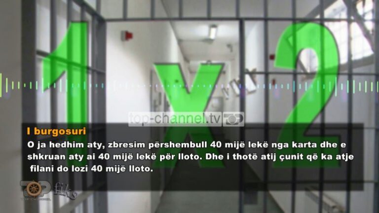 “Ja hedhim aty, zbresim 40 mijë…”! Ndodh edhe kjo! Pikë bastesh brenda burgut të sigurisë së lartë të Peqinit