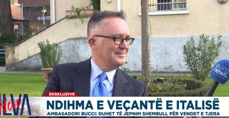 Ambasadori Fabrizio Bucci: Shqipëria, vend mik për Italinë, ndihma jonë shembull për shtetet e tjera