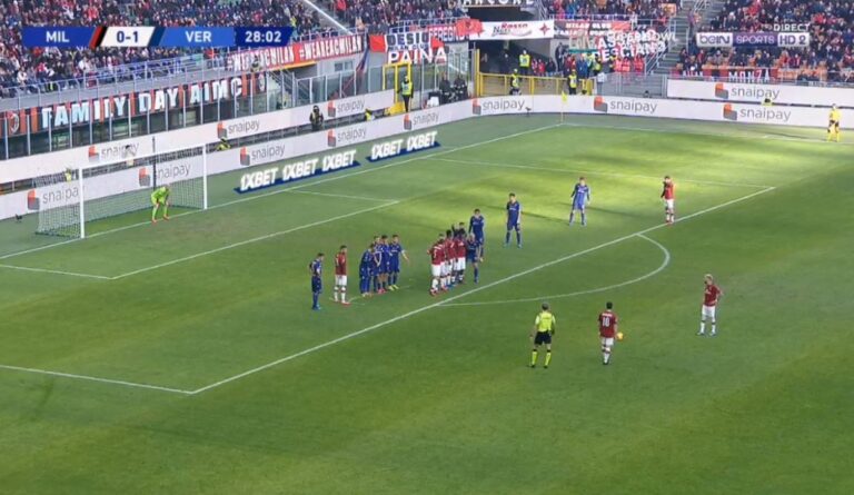 Milani barazon ndaj Veronës, Calhanolgu shënon nga goditja e dënimi (VIDEO)