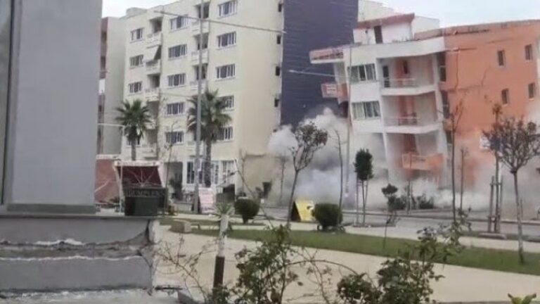 I pabanueshëm nga tërmeti, shembet sot me eksploziv objekti 4-katësh në Durrës