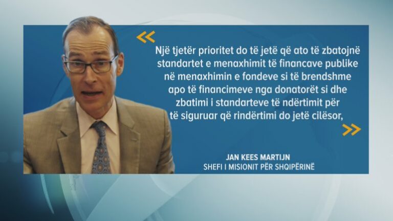 Rindërtimi/FMN thirrje qeverisë: Përgjegjshmëri e transparencë me fondet