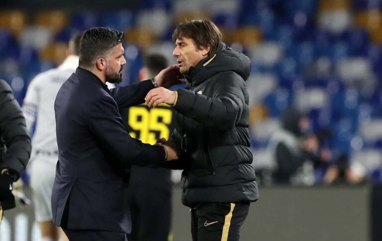 INTER-NAPOLI/ Conte rigjen Lautaron, Gattuso lë në stol Hysajn