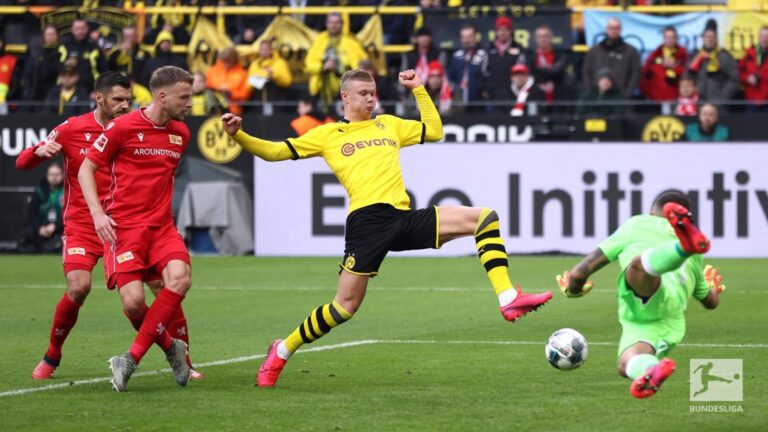 Haaland është i frikshëm, 6 gola vetëm në 90 minuta lojë në Bundesligë (VIDEO)