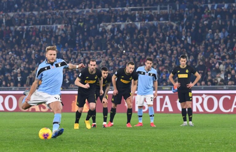 Lazio dhuron spektakël në “Olimpico”, mund me përmbysje Interin (VIDEO)