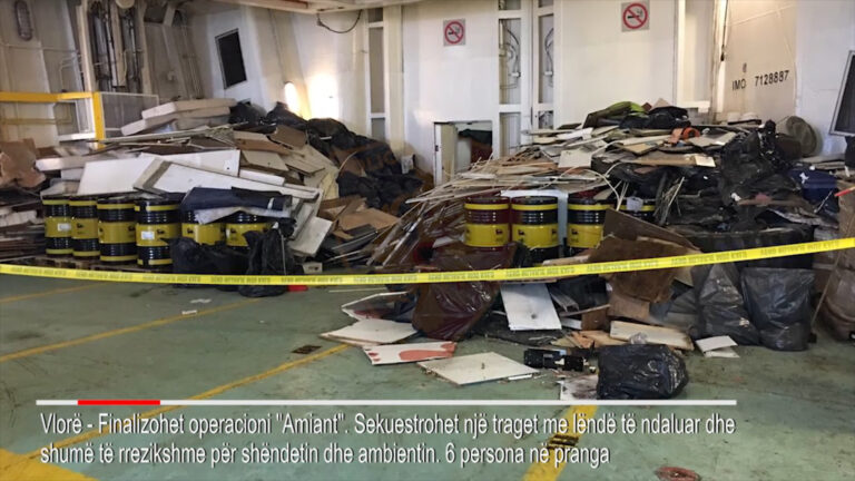 Trageti me mbetje të rrezikshme amianti nga Italia në Vlorë, 6 në pranga
