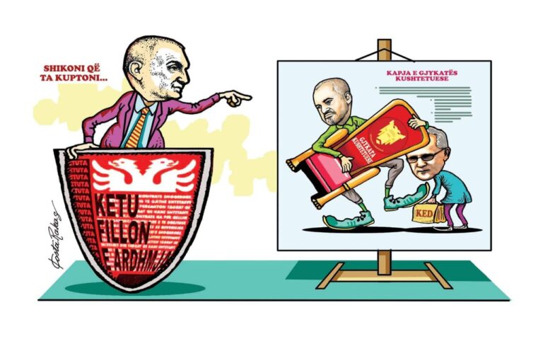 (FOTO) Si po kapet Gjykata Kushtetuese nga Edi Rama