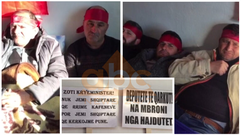VIDEO/ Naftëtarët e Ballshit në ditën e dytë të grevës së urisë: Nuk dalim pa marrë pagat