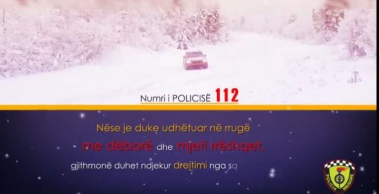 Policia apel shoferëve: Ja këshillat nëse po udhëtoni mbi dëborë apo akull