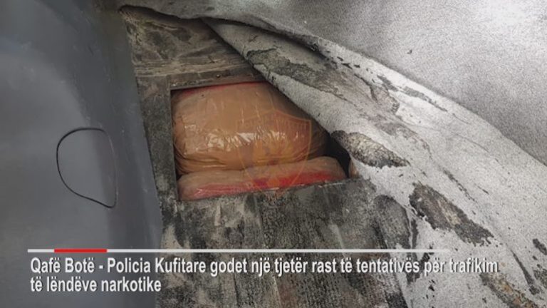 VIDEO/ Me 35 kg drogë në makinë e pistoletë, si u zbulua doganieri i “Tre Urave” në Qafë Botë, policia jep detaje