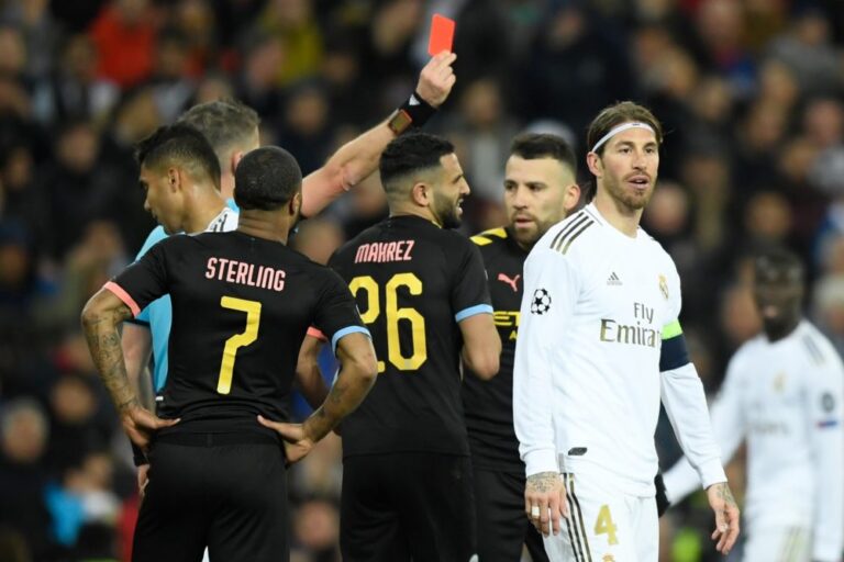 Ramos rekordmen për karton të kuq, barazon Ibrën dhe Davids në Champions