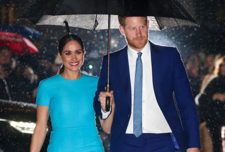 Meghan kthehet në Britani dhe shfaqet sfiduese (FOTO)