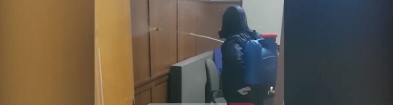 Dezinfektohen gjykatat e vendit (VIDEO)