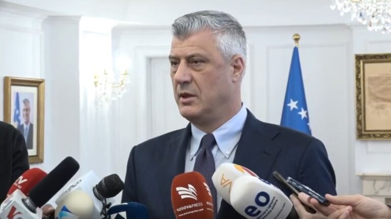Thaçi: BE të liberalizojë vizat me Kosovën, më pas të nisë normalizimi i marrëdhënieve me Serbinë