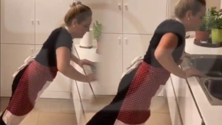 Kryemadhi poston videon duke larë enët dhe bën 20 pompa