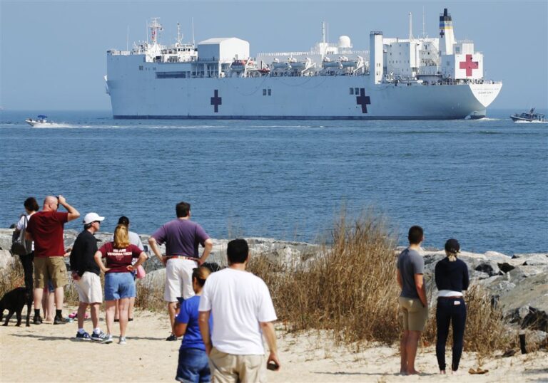 Koronavirusi-SHBA, anija spital ‘USNS Comfort’ me 1000 shtretër mbërrin në ujrat e New York-ut