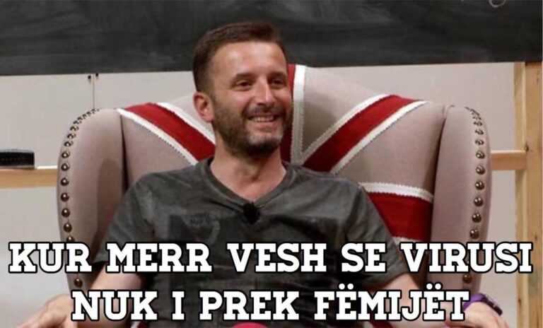 “Kur merr vesh se koronavirusi nuk prek fëmijët”, rrjeti “shpërthen” nga memet