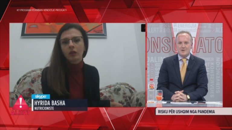 Nutricioniste Hyrida Basha: Si të ushqehemi në vetëizolim dhe aktiviteti fizik