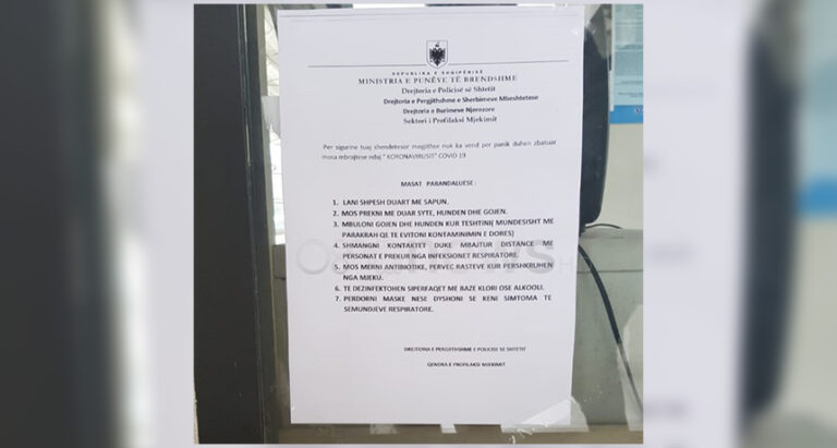 Policia: 7 masa si të mbrohemi nga koronavirusi
