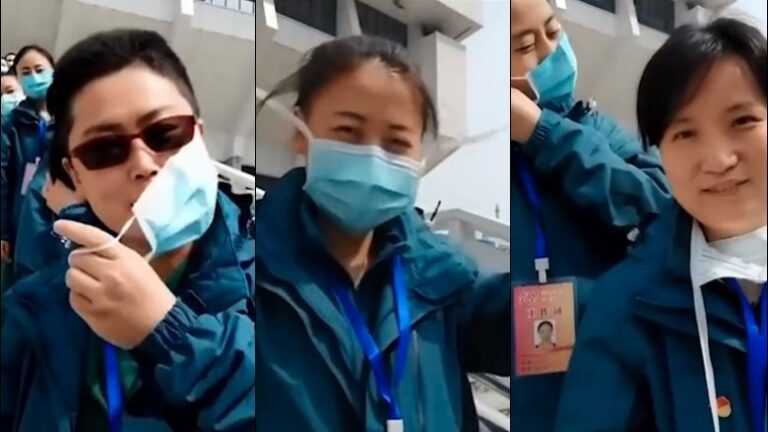 Mjekët në Kinë heqin maskat mbrojtëse pas mbylljes së spitalit të fundit të improvizuar në Wuhan