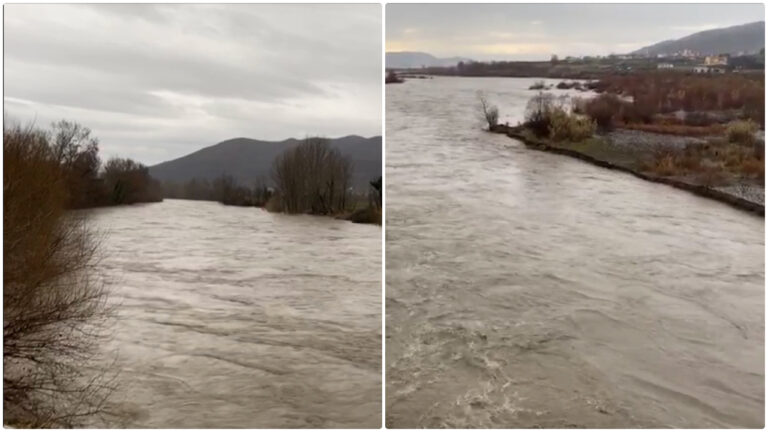 Elbasani nën “pushtetin” e ujit, “Shkumbini” përmbyt 25 banesa