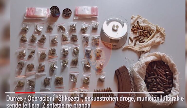 Marijuanë, arsenal armësh dhe targa të vjedhura, 2 në pranga 1 nën hetim në Durrës