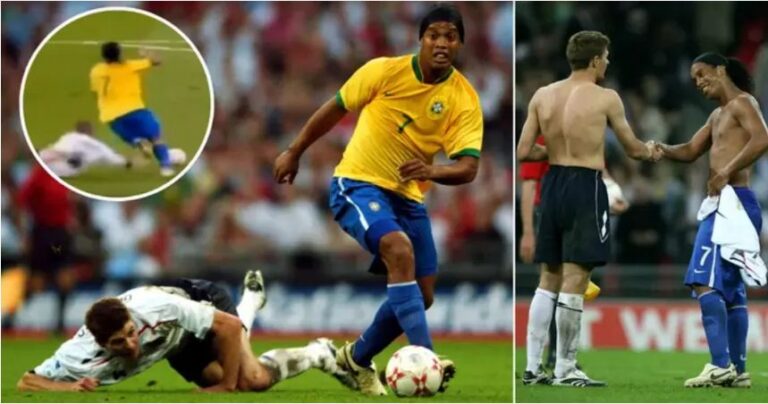 Ronaldinho feston 40 vjetorin në burg, ky driblim i tij është i paharrueshëm
