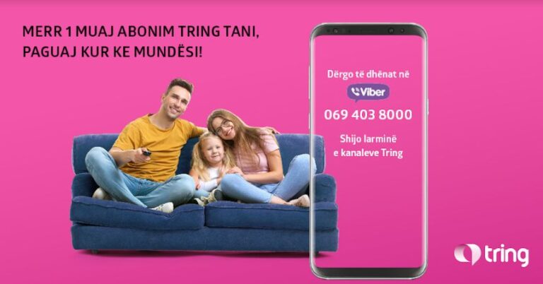 Tring sjell super ofertën; Merrni 1 muaj abonim tani dhe paguani kur keni mundësi!