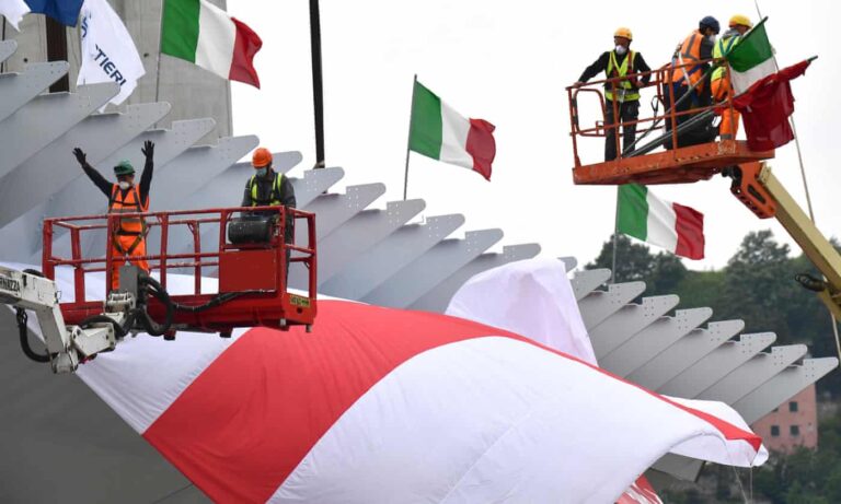 Përfundimi i urës së re, simbol shprese për Italinë